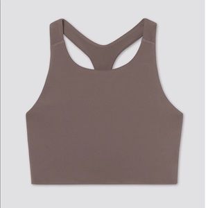 Girlfriend Collective Fog Milo Racerback Bra